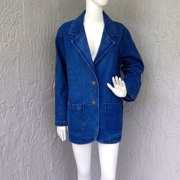 THE BLUE, LADIES PREMIUM DENIM BLAZER/JACKET - Picture 10 of 17